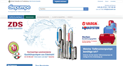Desktop Screenshot of diepumpe.com